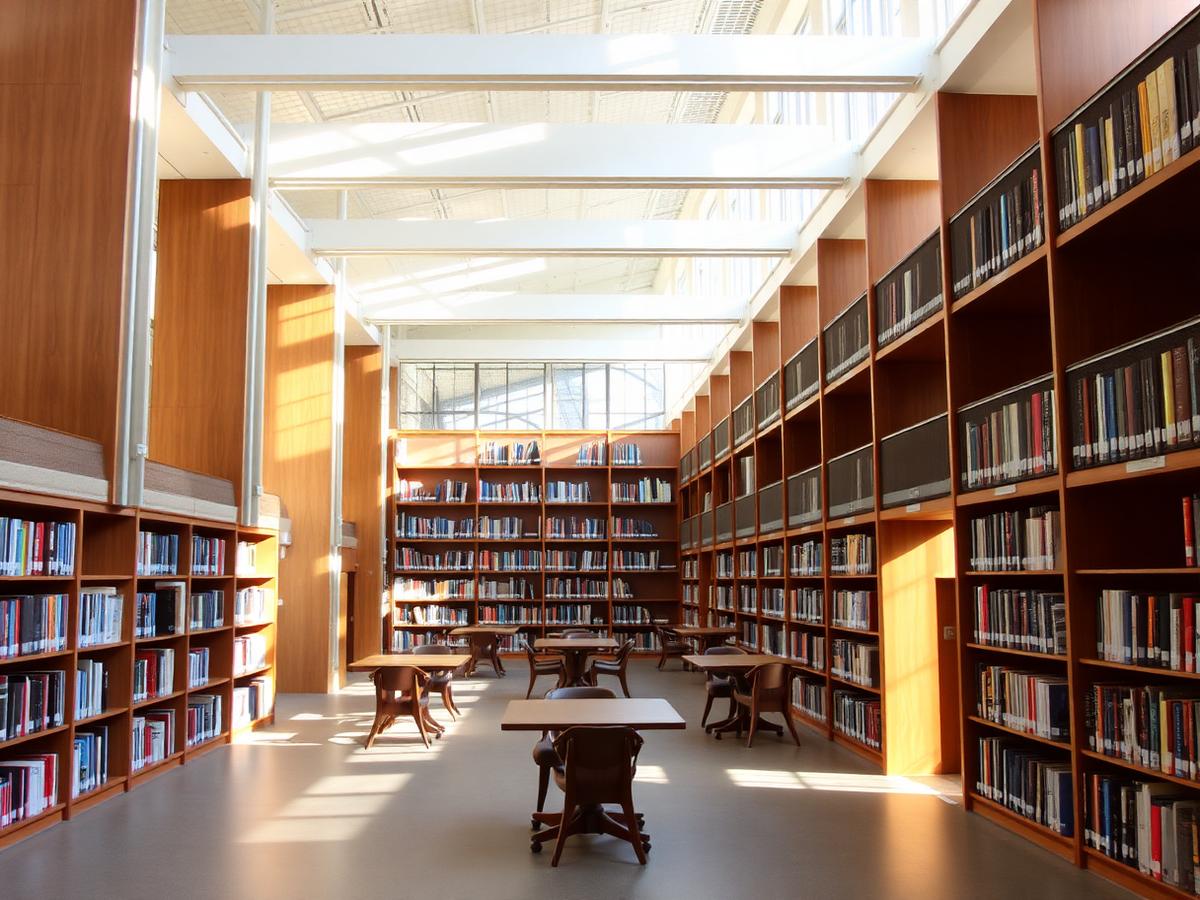College library interior